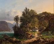 George Gillis Haanen Austrian Landscape France oil painting artist
